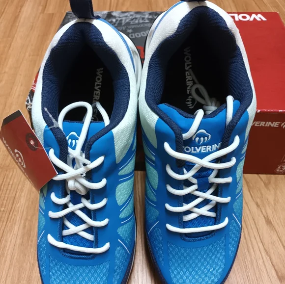 Wolverine Men’s Blue Athletic Work Sneakers - Picture 6 of 7